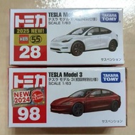 Tomica Tesla Model Y 首款特別版 & Tesla Model 3 首款特別版