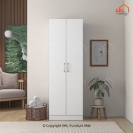 SKL Furniture ACIEL 3/2 DOORS WARDROBE WITH SHELF / almari baju /kabinet baju / almari baju budak /w