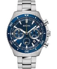 Bulova Precisionist Marine Star Blue Dial Men's Watch 98B393
