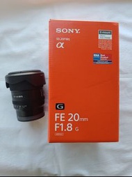Sony FE 20mm F1.8  99% New