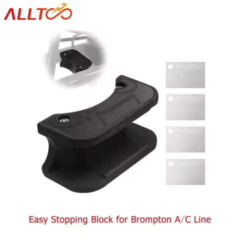 Easy Stopping Preventing Loose Split Type Parking Blocks for Brompton bicycle A/C Line Bike Part Acc