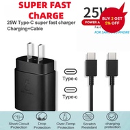 Super Fast 25W 45W 65W Charger Head With Type C Charging Cable Support Samsung S20/21/22 A70/71/80