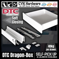 DTC 500MM Dragon Box ( White ) Drawer Box System With Silent Slide