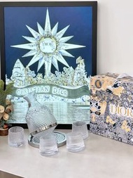 Dior Vip 會員 gift 水晶不倒翁醒酒器與旋轉酒杯禮盒套裝