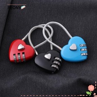 PEONYSG 1pc Heart Shaped Lock Gift Dial Combination Outdoor Code Luggage HOT 3 Digit Password