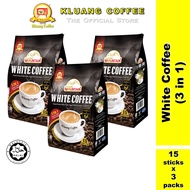 Kluang Mountain 3 In 1 Cap Televisyen Kopi Putih (15 Sticks x 3 Packs)