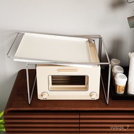 ‍🚢Microwave Oven Shelves Korean Kitchen Air Fryer Oven Rack Small Household Appliances Plate Seasoning Countertop Storag