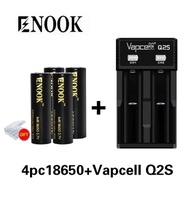 （1-6pcs ）Enook 18650 3600mAh 35A 3.7v Rechargeable battery lithium ion battery