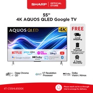 SHARP 55" / 65" AQUOS QLED Google TV - 4T-C55HL6500X / 4T-C65HL6500X