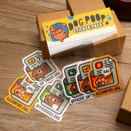 Dog Poop Sticker Pack Season 2 | Waterproof vinyl sticker pack