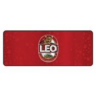 Leo Beer Bar Mat แผ่นรองเม้าส์รองชนะเลิศอันดับตาราง 20 ซม. x 50 ซม. นีโอพรีน 3 มม