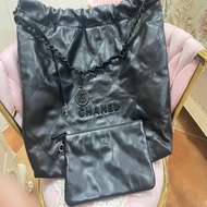 Chanel 22bag  so black 垃圾袋包