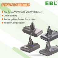 For Dyson 5.0Ah 21.6V V6 V8 SV10 V10 SV12 Battery Bateri  Li-ion For Dyson Animal Absolute 595 650 D