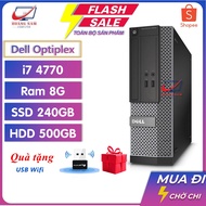 Dell Optiplex Core i7 4770 / Ram 8G / SSD 240 / 500GB - 12T