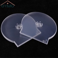 [GYMO] 1/3PCS Transparent Plastic Single Piece Round Disc Case CD Case Thiened CD DVD Disc Box Disc 
