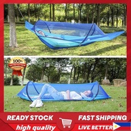 1F3 Hammock Travel Camping Hiking Duyan Double Automatic With Mosquito Net