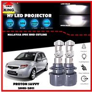 PROTON SAVVY 2005-2011 LED Headlight Lampu LED Kereta Car LED Mini Projector H7 LED Headlight Projec