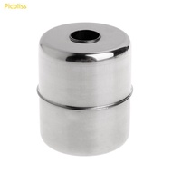 Picbliss Water Float  Magnetic Float Switch Floating  Stainless Steel Aperture Diameter 15mm 0 59inc