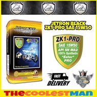 🔥💯%ORIGINAL❗️ JETRON BLACKGOLD ZK1-PRO 15W50 SN MA2 FULLY SYNTHETIC ESTER PRO 1L ENGINE OIL MINYAK H