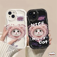 infinix Smart 7 5 2020 Hot 30 30i 30Play 20 20i 20Play Note 12 G96 Smart 6 6Plus Hot 8 10 Lite Hot 12 11 10 Play Phone Case Cute Happy Cat Soft Protective Cover