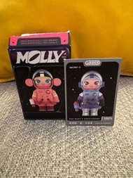 全新| Popmart|Molly Space Series 2 | Louis De Ouzman| 100%隱藏版|盲盒