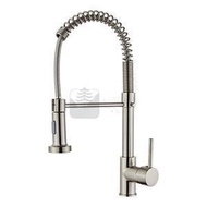 包送貨 -(銀色）全銅彈簧 單把單孔旋轉水龍頭 廚房水槽 衛浴 冷熱水龍頭 銀