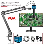 【Ready Stock】Microscope Full 4K 48MP 150X 215X Magnifier camera HD HDMI USB Industrial Electronic Di
