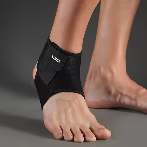Adjustable Ankle Brace Breathable & Comfortable Elastic Ankle Support Sleeve Running Basketball Voll