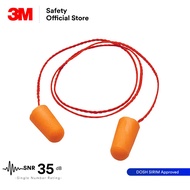 3M™ 1110 Soft Foam Corded Earplugs SNR 35 dB Travel (10 Pairs/Packet) EP_ PSD_