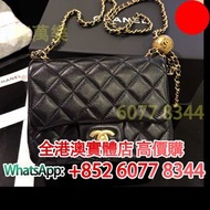 Chanel 香奈兒黑金金球方胖子 晶片款 羊皮材質，背包 手提包 斜背包 肩背包 單肩包 名牌手袋 lv路易威登 名牌飾物 斜挎包 水桶包 愛瑪仕Hermès，普拉達PRADA，二手手袋，愛馬仕He
