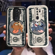 Q-69 New Cat Mouse Black white Case for OPPO A5i A9 A5 2020 Pro