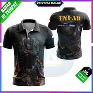 Baju Pria Jersey TNI AD Custom art01 - Jersey Wangki Pria Dewasa TNI Angkatan Darat Motif Terbaru