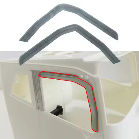 1 Pair Simulation Rain or Shine for 1/14 Tamiya RC Truck Volvo 56360 FH16 Diy Parts