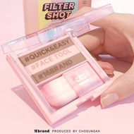 16 BRAND Filter Shot Contouring Palette Contour Highlighter Bronzer