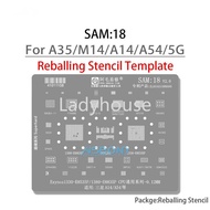 SAM18 BGA Stencil Reballing For Samsung A35 M14 5G A14 A54 CPU RAM Exynos 1330 1380 E8835P E8535P SP