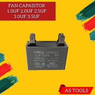 Fan starting capacitor CBB61 insert fan starting capacitor pin capacitor 2UF-3.5UF capacitor
