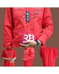 Kemeja Tactical W TAC Lengan Panjang Merah