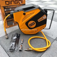 DINGQI โรลม้วนสายลม สายลม ความยาว 10 เมตร รุ่น 76110 พร้อมอุปกรณ์เสริม สายลมอย่างดี ใช้กับปั๊มลมได้ท