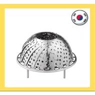 Stainless Steel Folding Steamer Basket -Expandable Vegetable & Dumpling Steamer