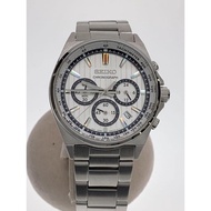 SEIKO Men's Watch Quartz Analog Stainless Steel WHT SLV SS 8T63-01T0 Direct from Japan Secondhand