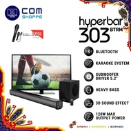 Vinnfier VF Hyperbar 303 BTRM Wireless Bluetooth Soundbar & Bass Subwoofer with 3D Stereo Sound FM R