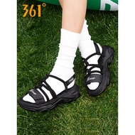361 Women's Shoes Casual Sandals 2023 Summer New Style Breathable Anti-slip Shoes 361 Degree Sports 