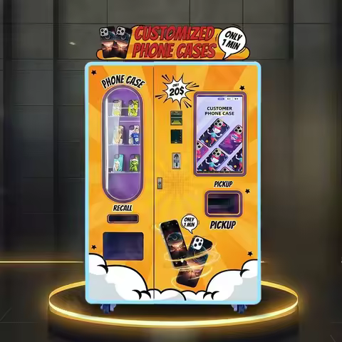 Customized UV Printing Phone Case Vending Machine Innovative Self-Service New Design SDK Function Re