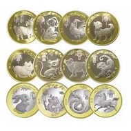 中國十二生肖紀念幣 第二輪(2015-2026)流通紀念幣 附證書包裝盒