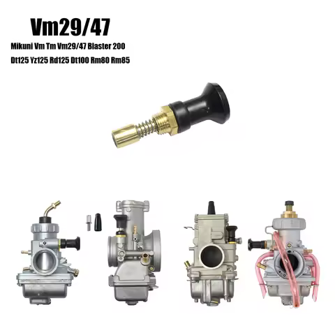 Manual Pull Up Choke Plunger Starter Button For Mikuni Vm Tm Vm29/47 Blaster 200 Dt125 Yz125 Rd125 D