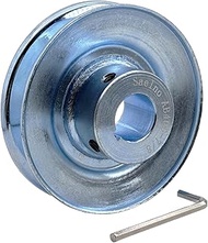 Saelno AB400-7/8 Single Groove Web Sheaves, v Belt Pulley 4" OD 7/8 inch bore,Motor Pulley Carbon St