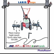 MESIN TRAKTOR BAJAK SAWAH QUICK CAKAR BAJA GX-200