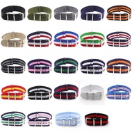 18mm 20mm  NATO Army Sports brand Nylon fabric belt accessories belt buckle bands 007, James bond. b