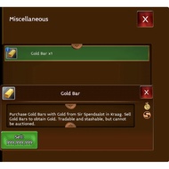 Arcane Legends Gold Bar