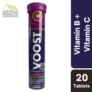 [Expiry: 09/2026] Voost Vitamin B+ Performance (Apple + Berry Flavour) Effervescent 20 Tablets